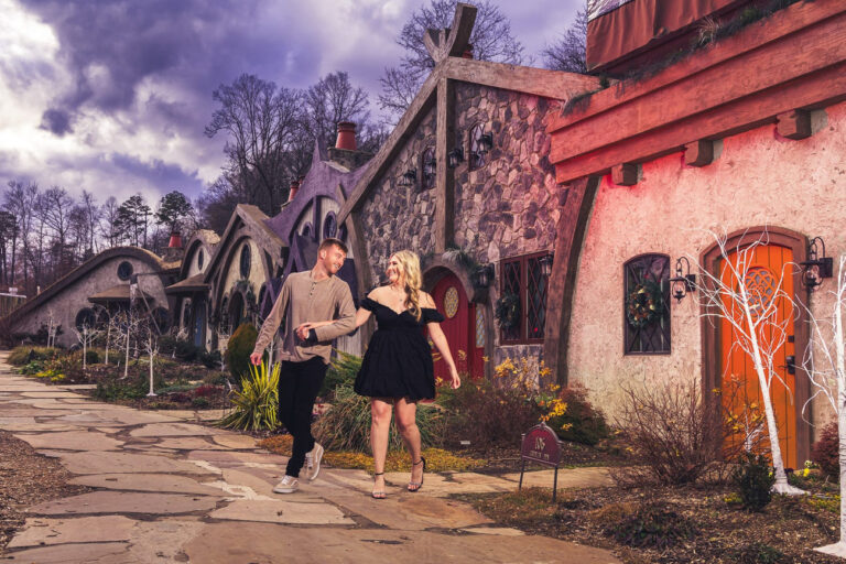 Laura and Colton – Engagement Portraits at the Ancient Lore Village