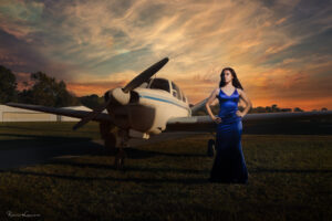 Airplane Senior Portrait by Kevin Lemere