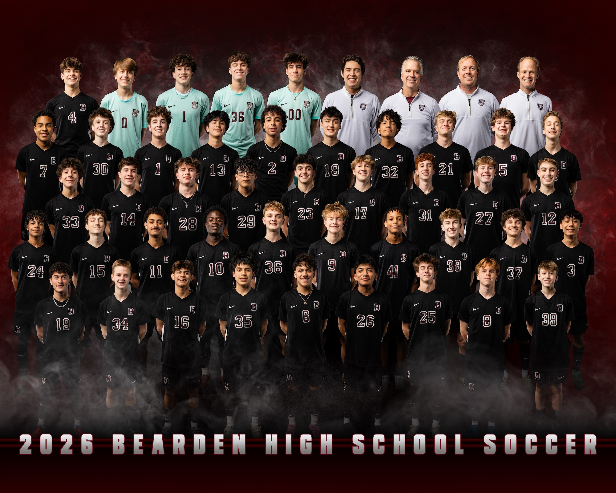 Bearden High School Soccer 2026 Team Portrait