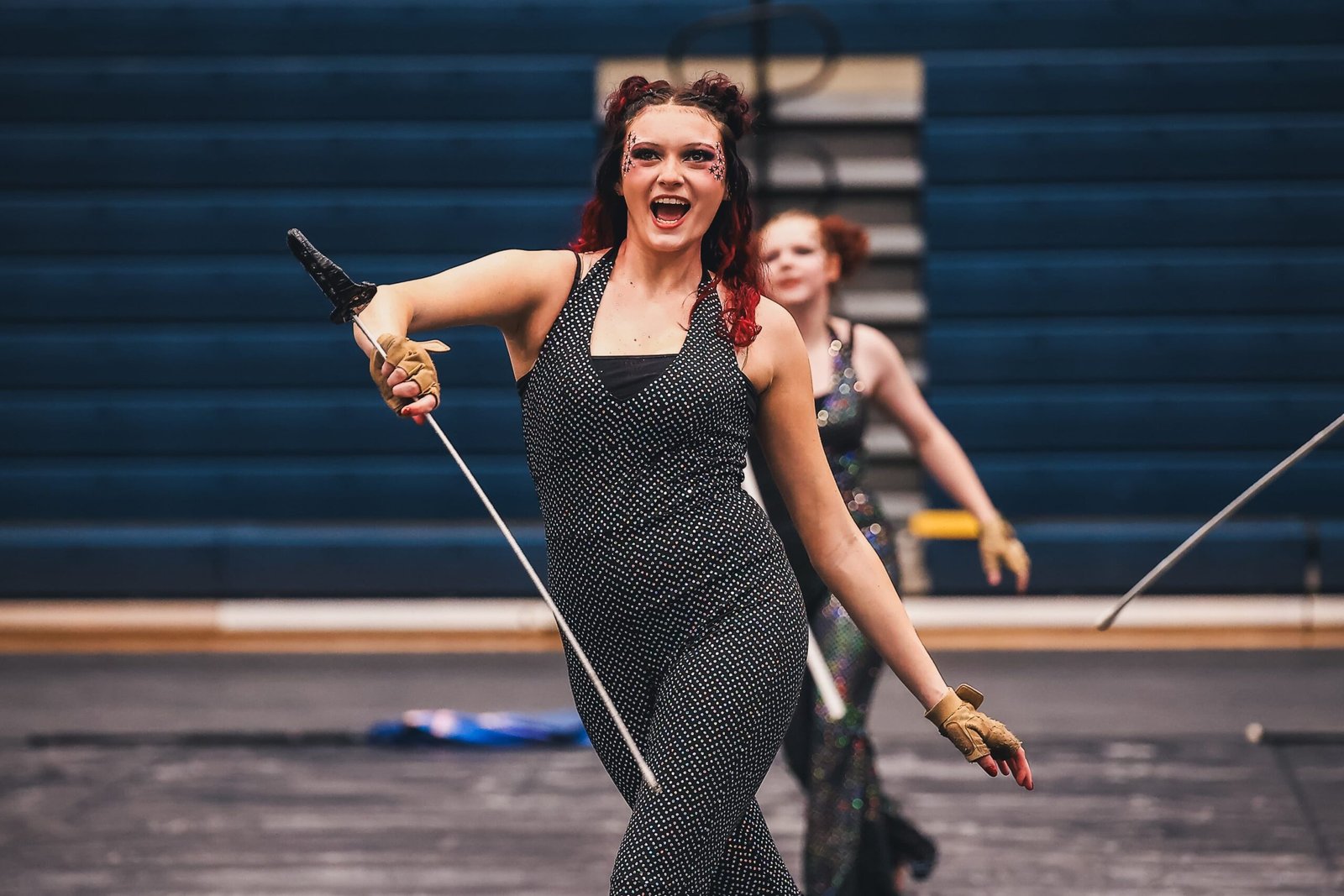 Claiborne High School Winterguard Performas at ETPAA 2026 Jefferson County Competition